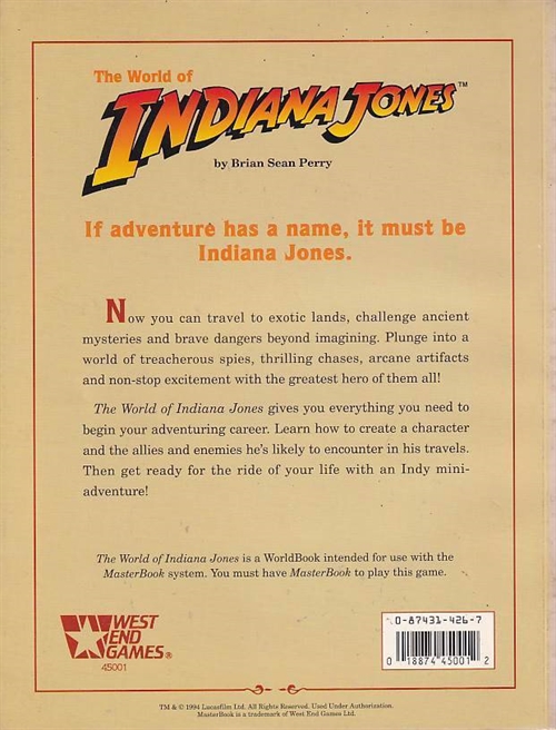 The World of Indiana Jones (B-Grade) (Genbrug)